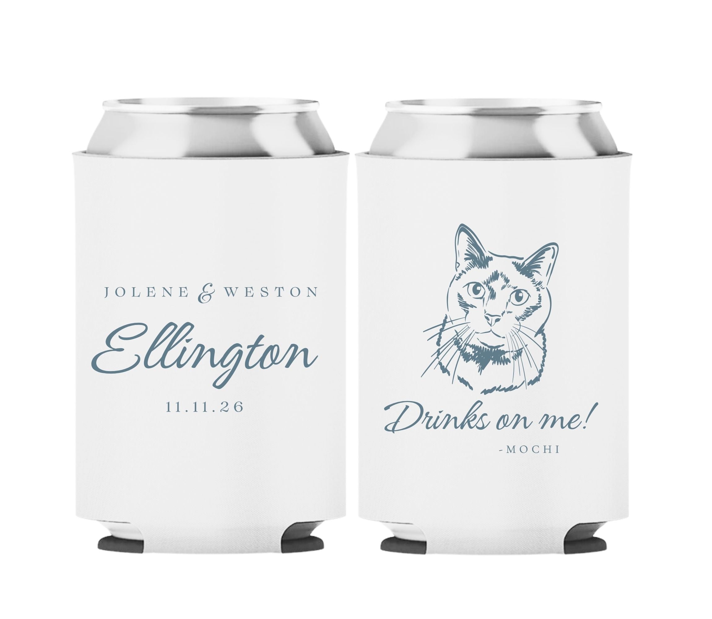 "The Ellington" Customized Can Cooler
