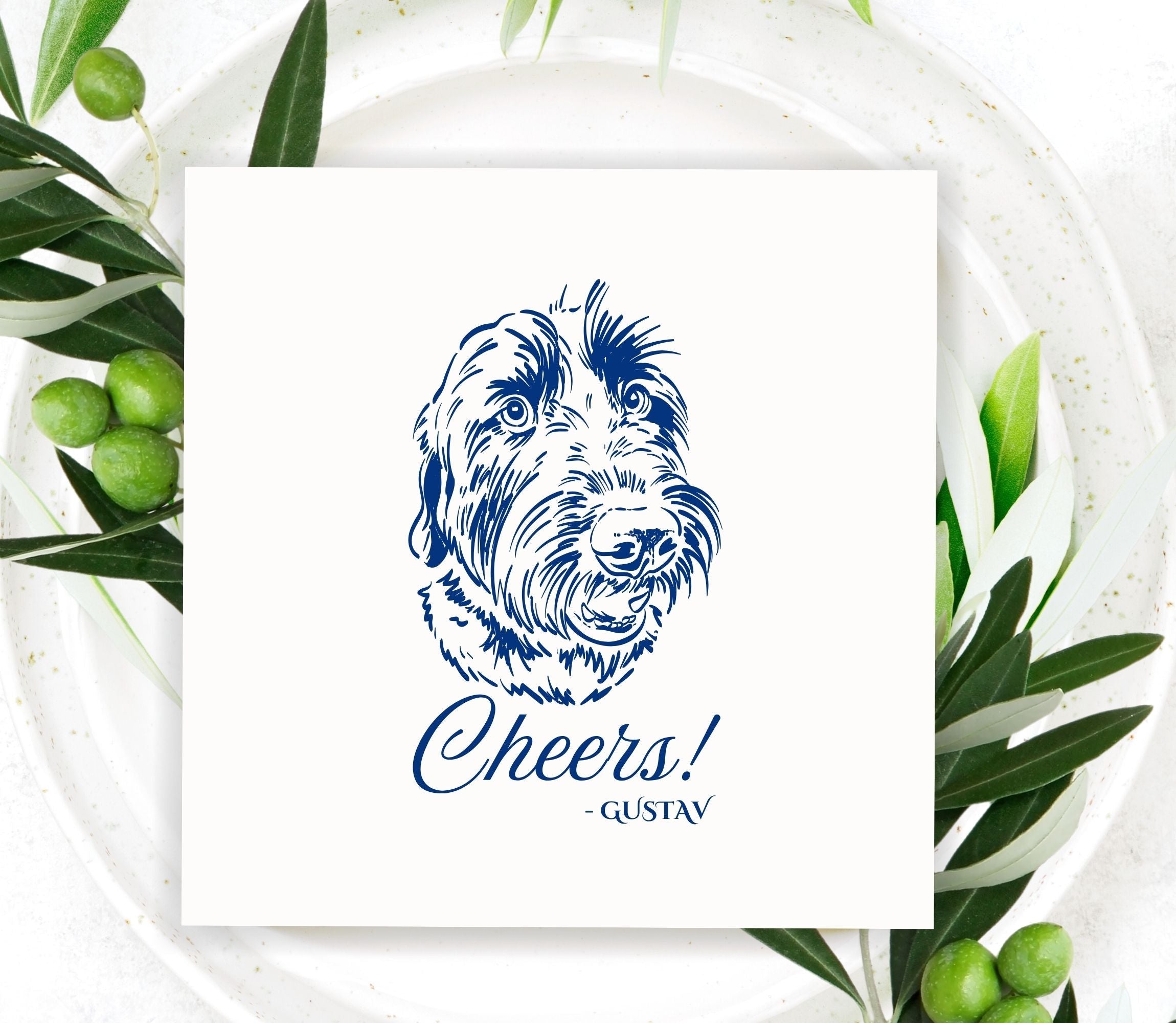 "Gustav" Customized Napkin