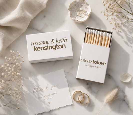 Cheers to Love Matchbox