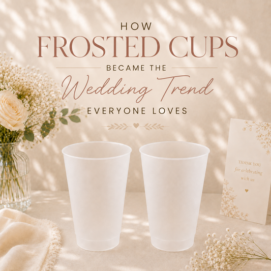 How Frosted Cups Became the Wedding Trend Everyone Loves
