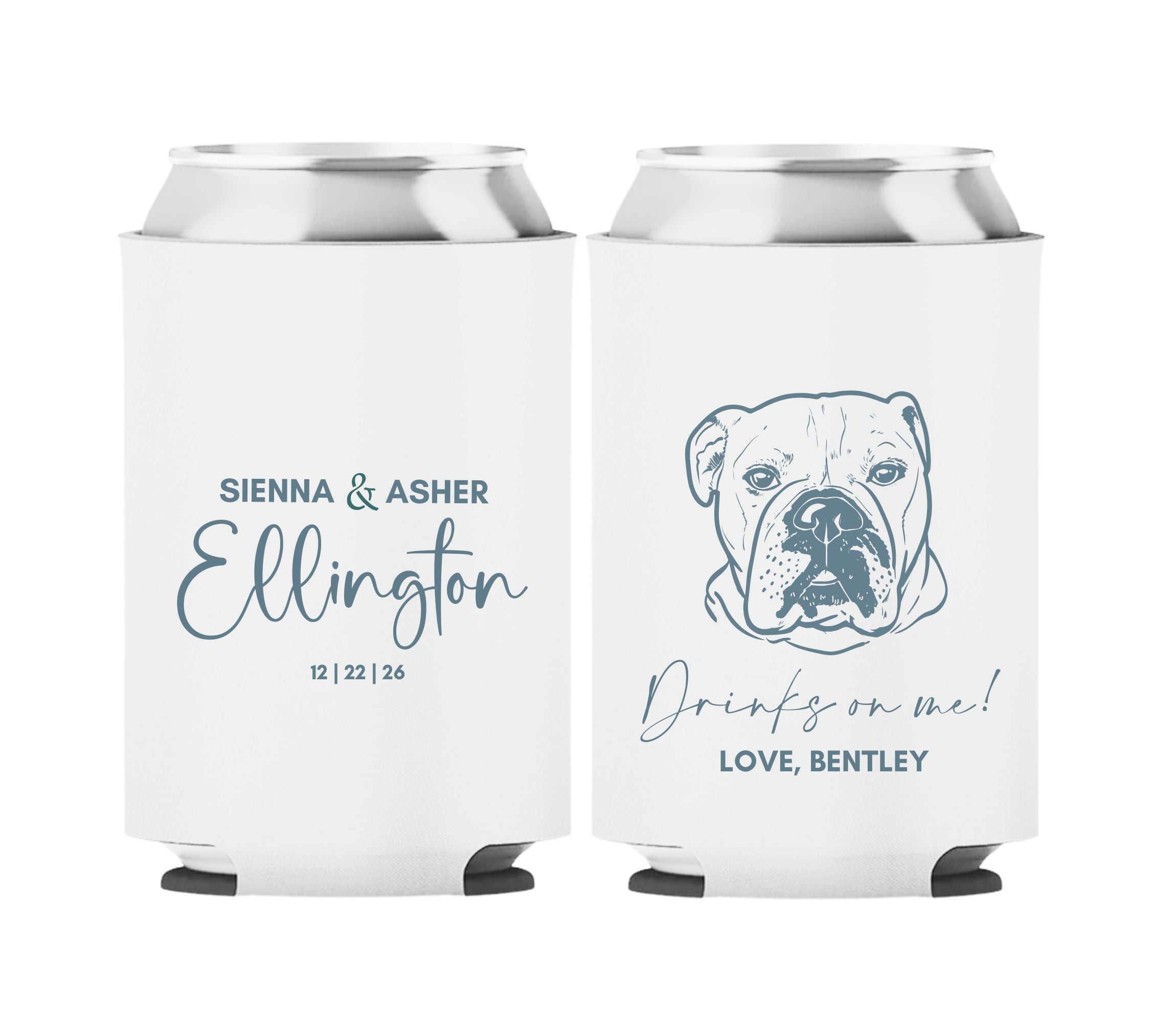"The Ellington" Customized Can Cooler