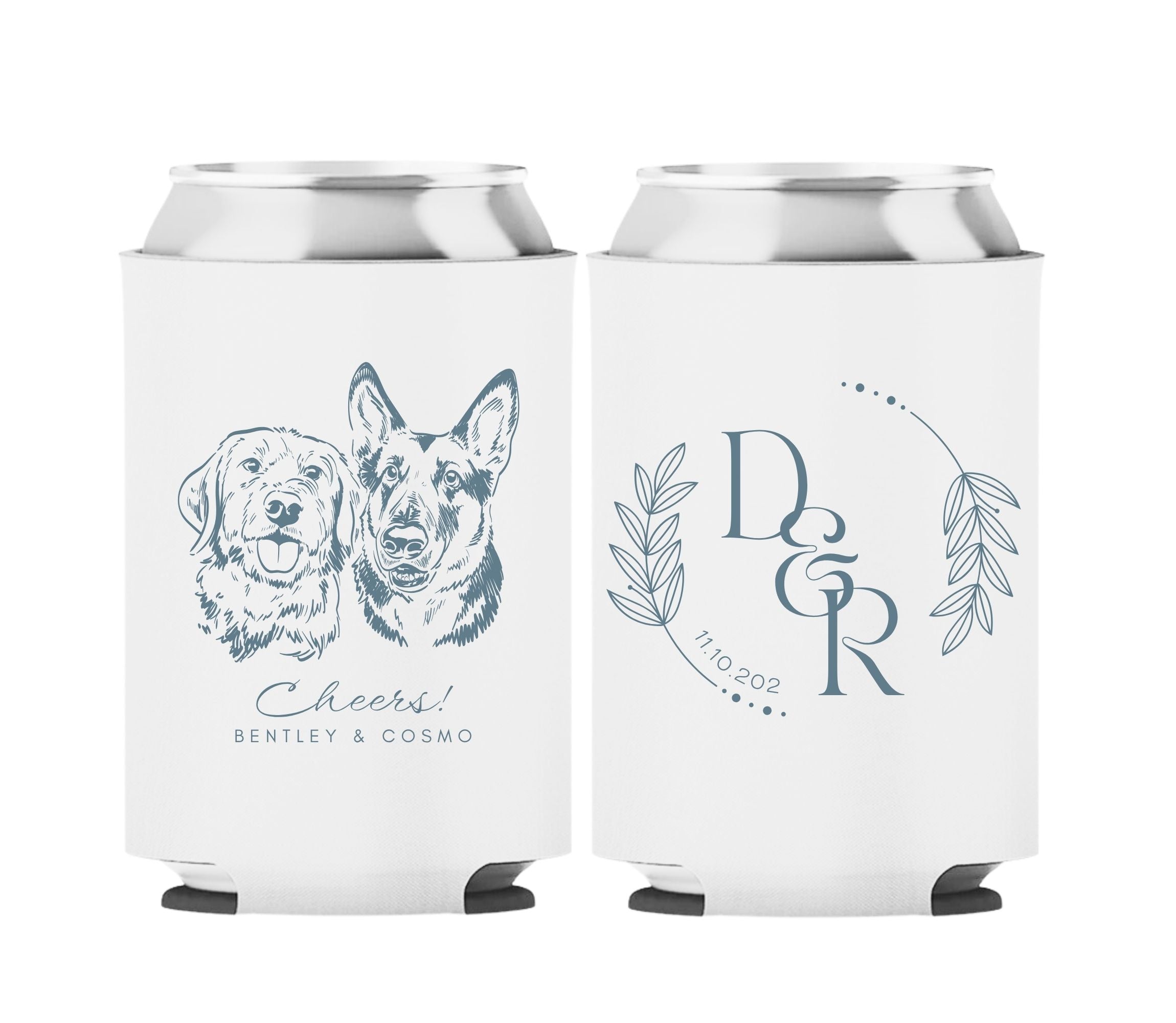 "Bentley & Cosmo" Customized Can Cooler
