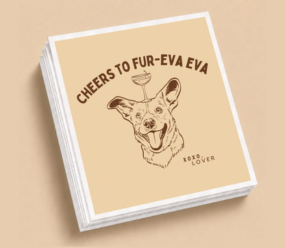 Personalized Beloved Pet Wedding Table Napkins