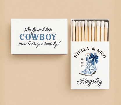 Boot Design Wedding Matches