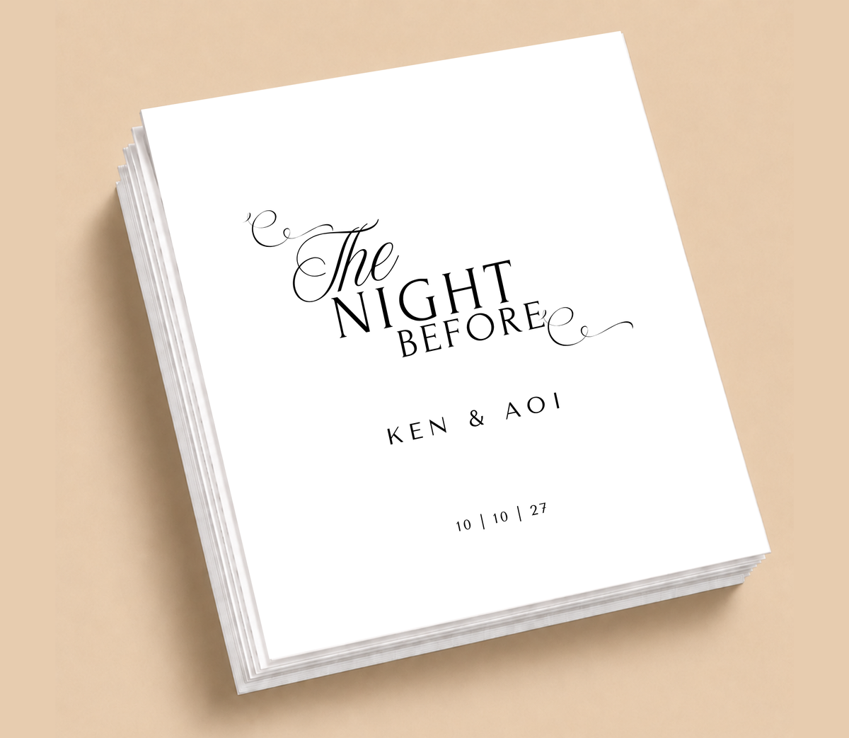 Personalized Couple Names Wedding Napkins