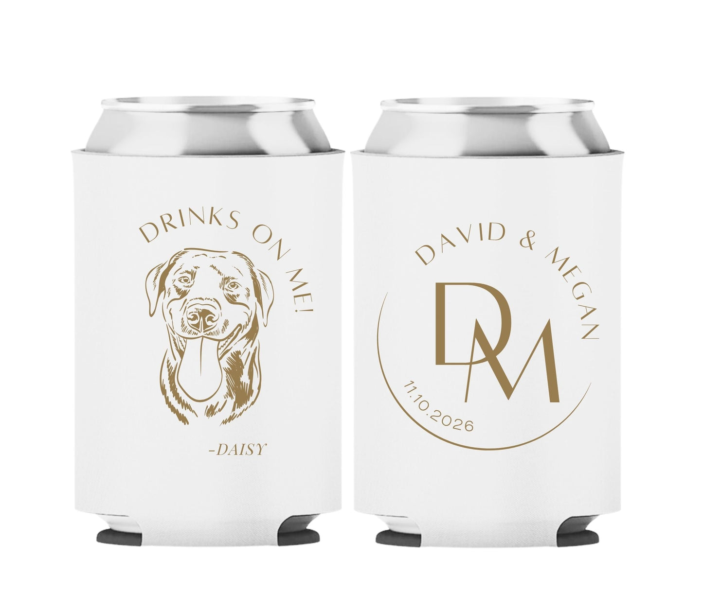 Pet Monogram Drink Holder Keepsake