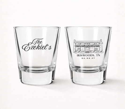 Custom wedding venue shot glasses
Rustic wedding shot glass favors
Barn wedding personalized shot glasses
Estate wedding venue illustration glasses
Custom wedding keepsake shot glasses
Personalized wedding guest favors