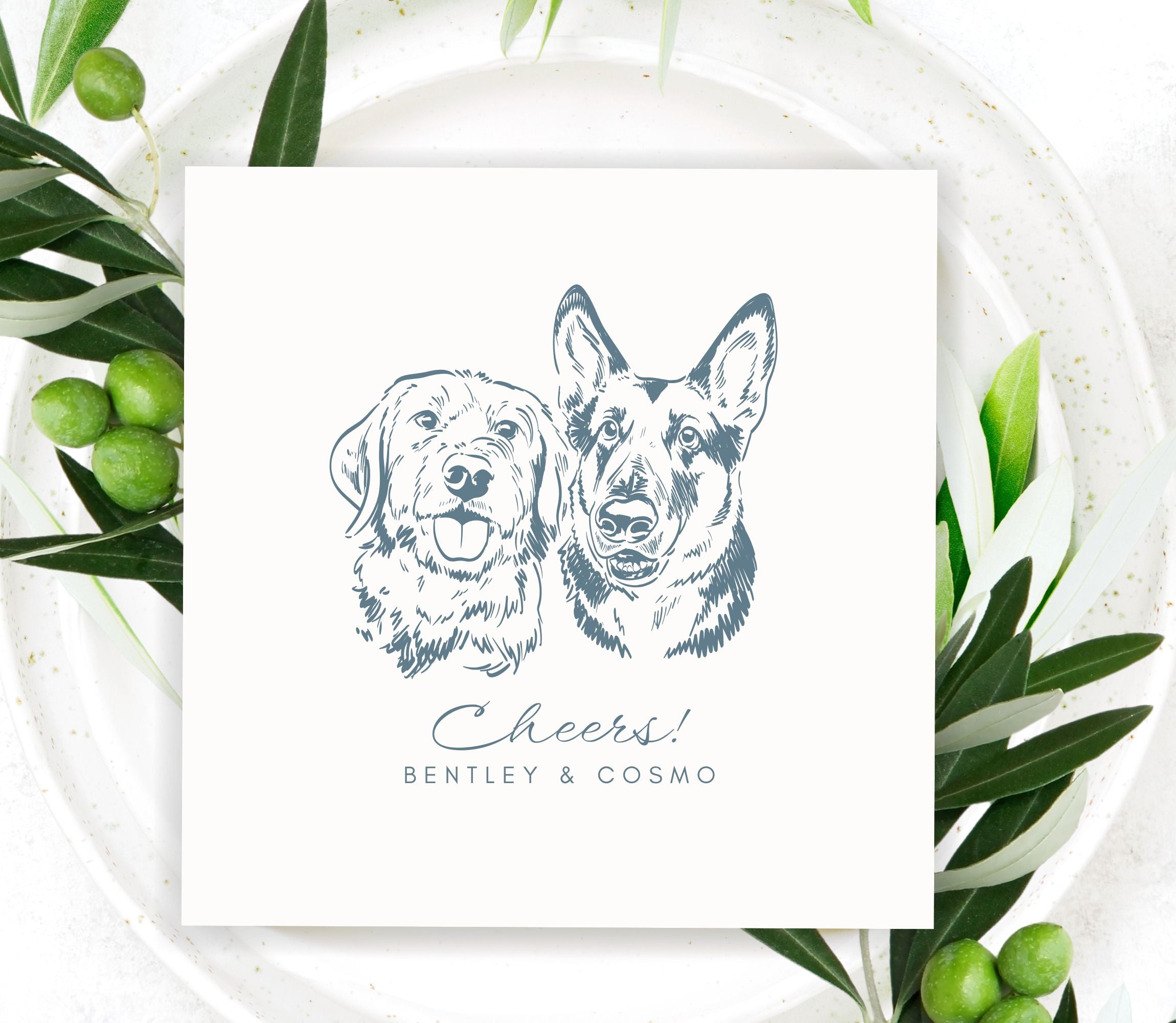 "Bentley" Customized Napkin