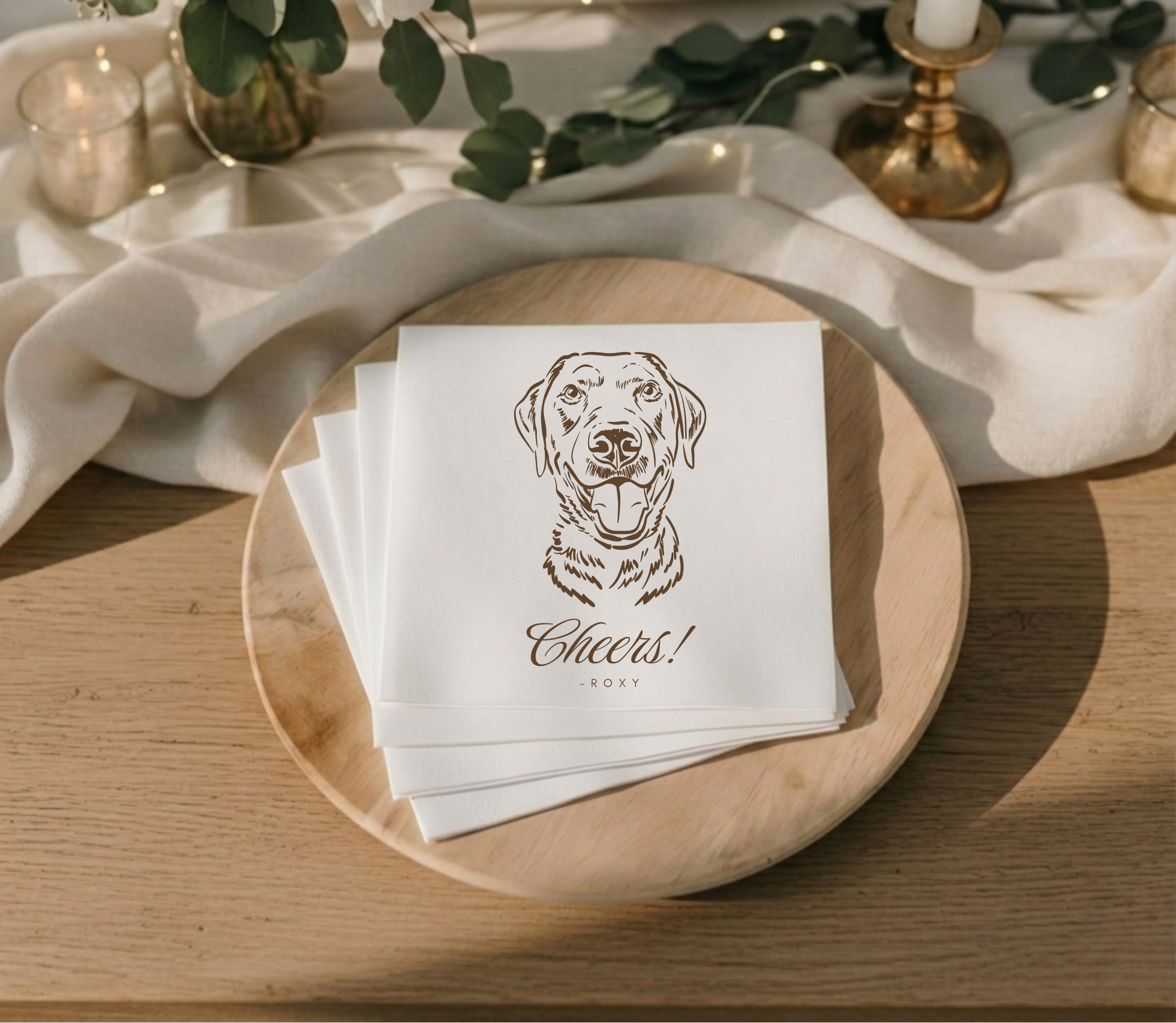 "Roxy" Customized Napkin