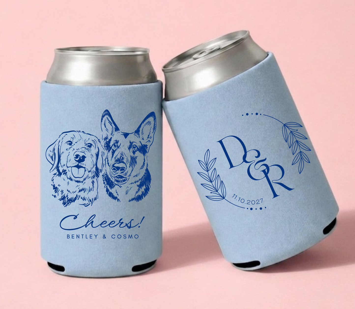 Modern Dog Text Sleeve Party Gift