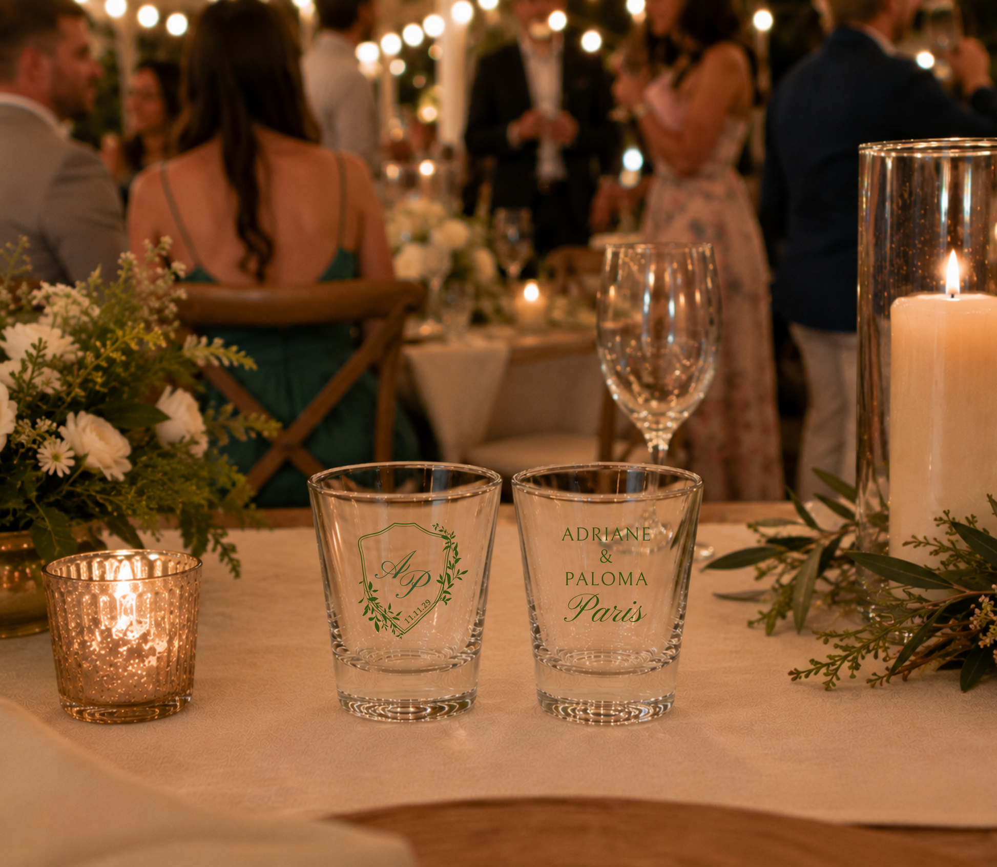 Paris Crest personalized wedding shot glasses.

Paris Crest personalized wedding shot glasses.

Paris Crest personalized wedding shot glasses.