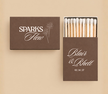 Sparks flew Matchboxes