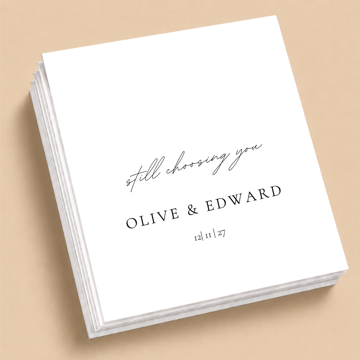 Personalized Still Choosing You Wedding Napkins