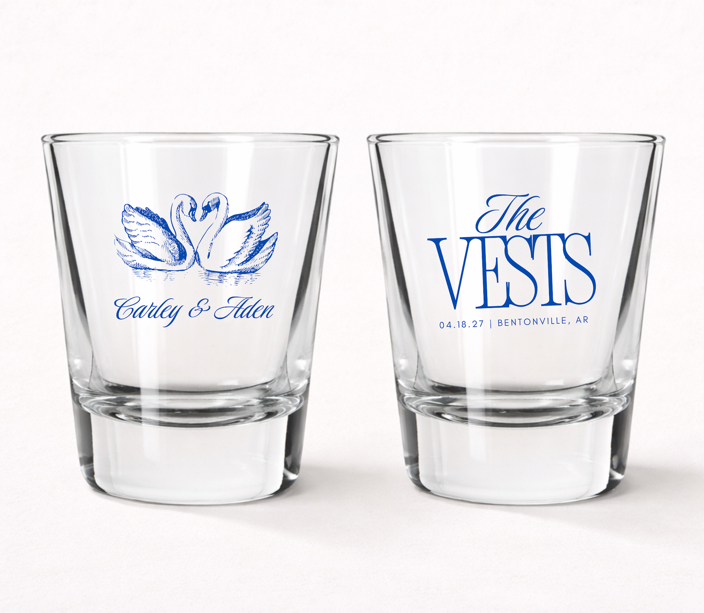 Swan wedding shot glasses personalized with names
Elegant swan wedding favor shot glasses
Custom wedding shot glasses with swan design
Romantic wedding keepsake glasses
Personalized wedding favor shot glasses
Classic swan wedding reception favors