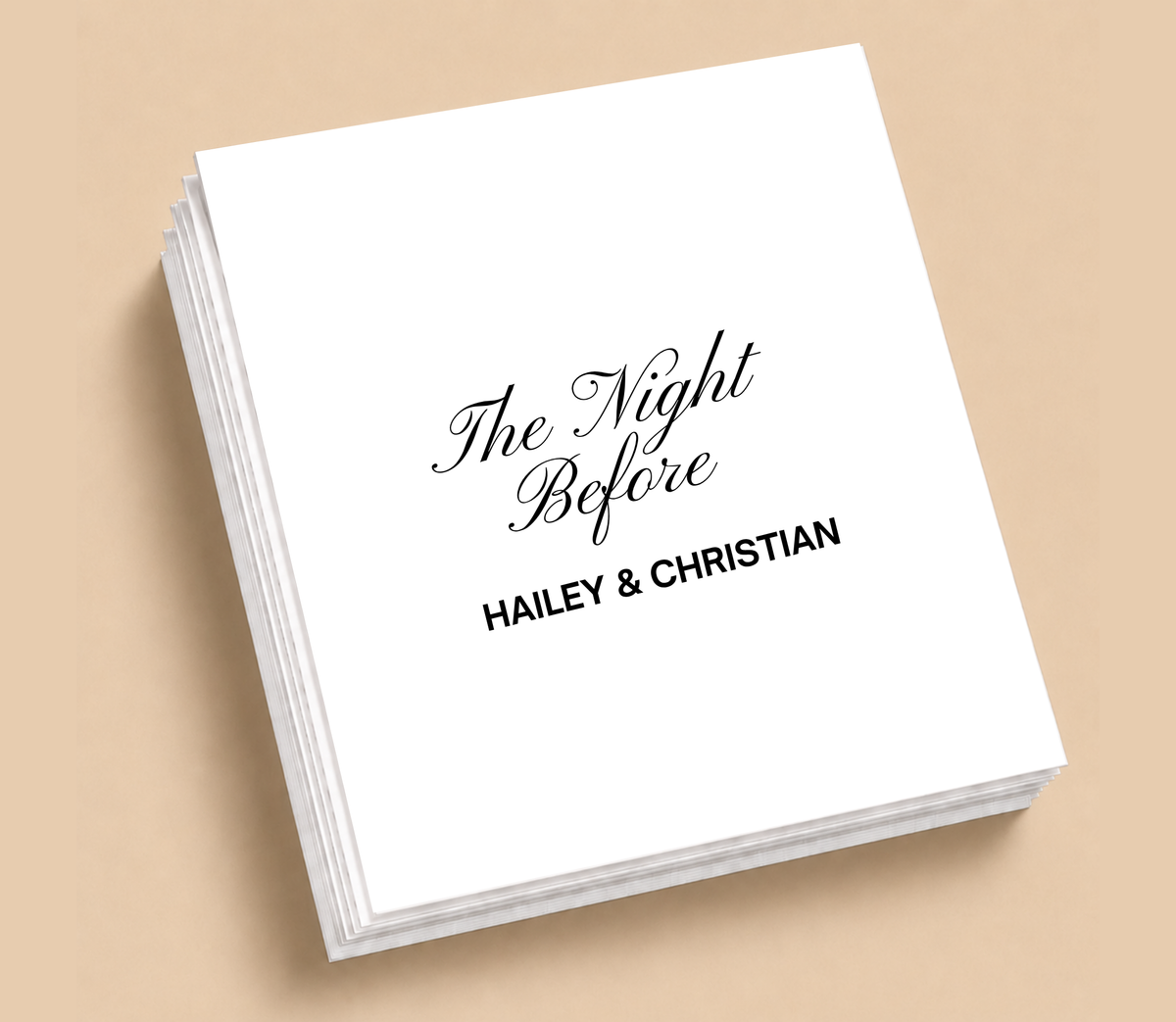 Personalized The Night Before Wedding Napkins