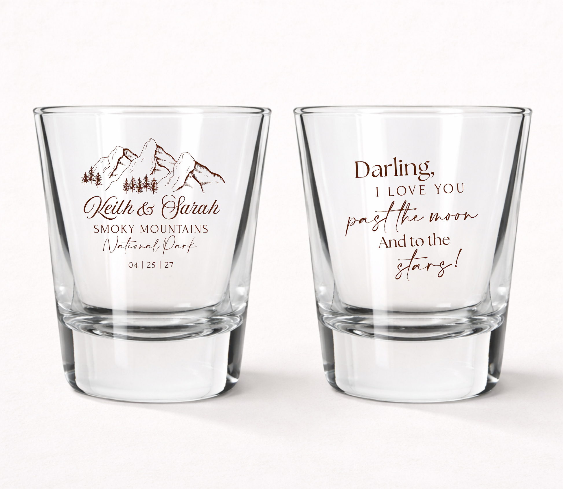 Tomorrow We Say I Do Tonight We Party wedding shot glasses
Personalized wedding welcome party shot glasses
Custom rehearsal dinner shot glasses
Wedding eve celebration shot glasses
Personalized family name wedding favors
Wedding weekend keepsake shot glasses