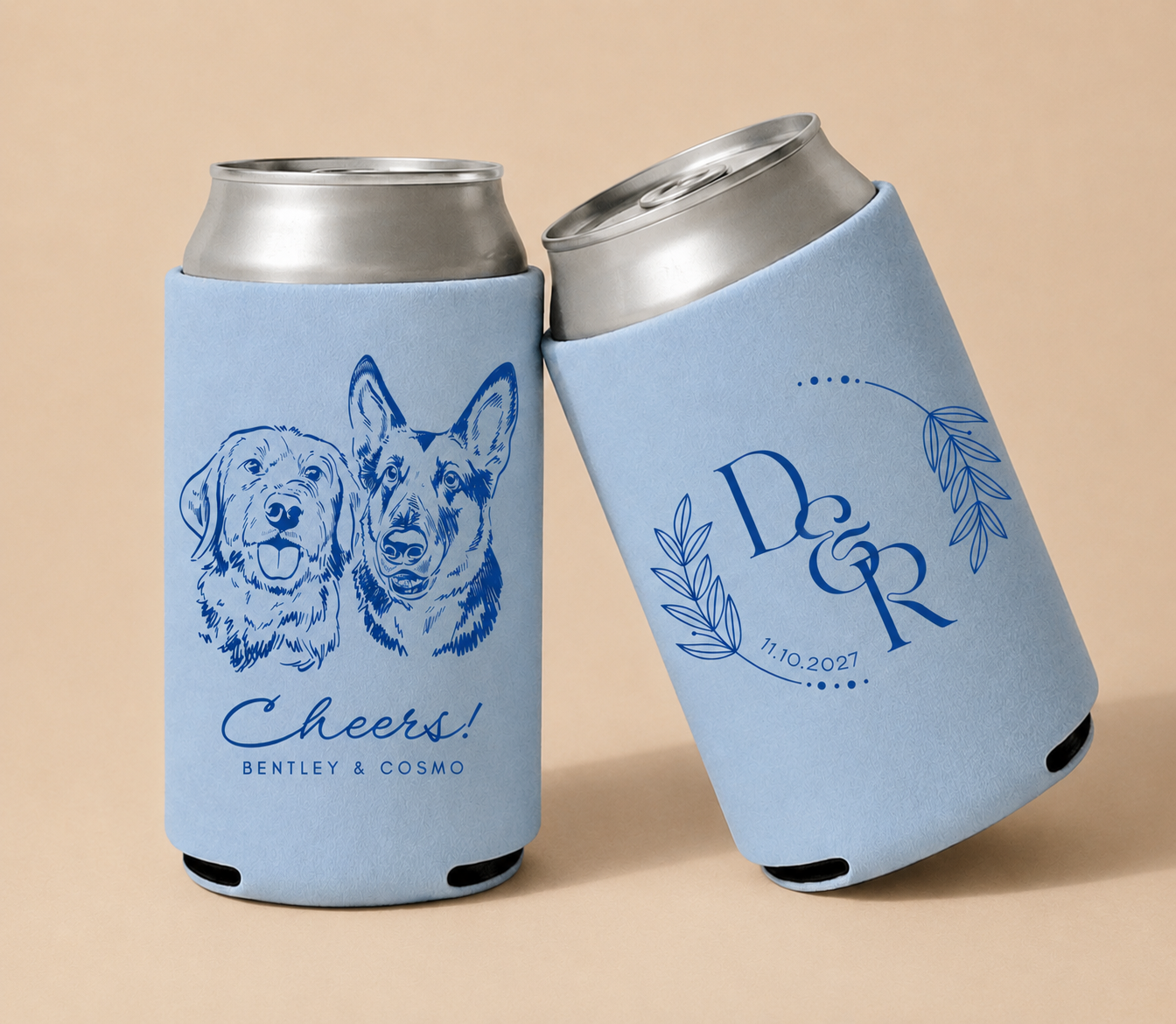 Modern Dog Text Sleeve Party Gift