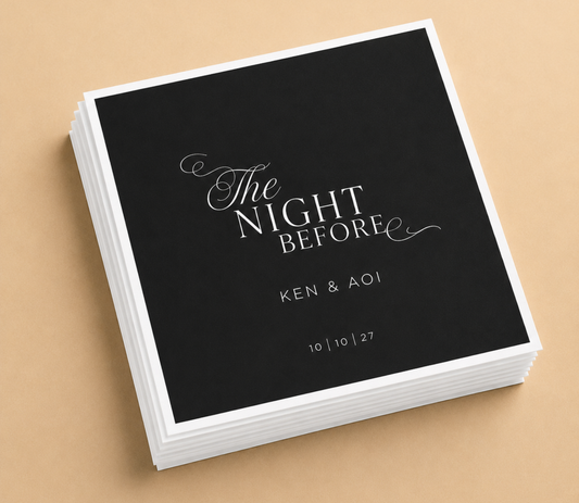The Night Before Napkins with glyphs