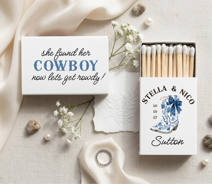 Boot Design Wedding Matches